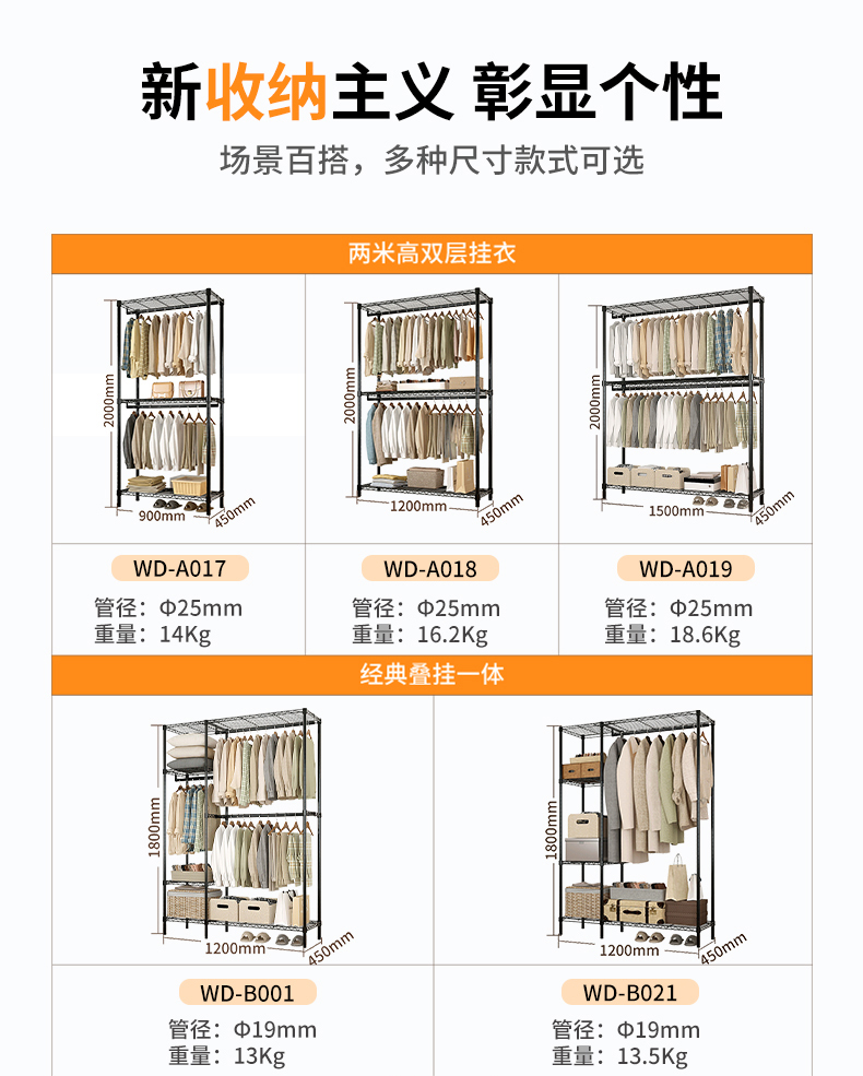 川井布衣柜新款已上線(xiàn)，半開(kāi)放窗簾式牛津布罩衣櫥 (2)